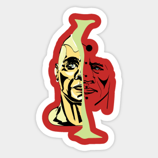 face of man Sticker